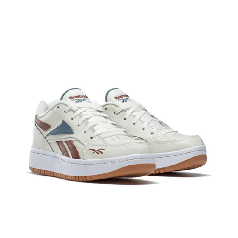 Reebok Court Double Mix Shoes White/Red Women's-2
