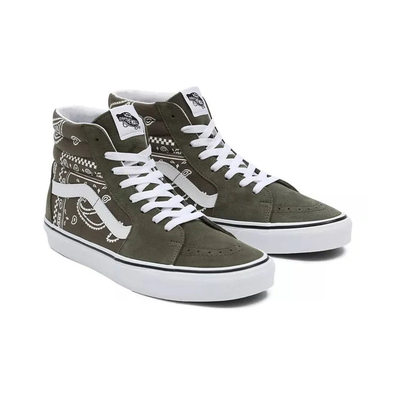 Vans SK8 HI 'Peace Paisley Grape Leaf'-2