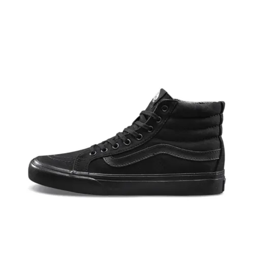 Vans Wear resistant And Lightweight High Top Skateboard Shoes Unisex Black