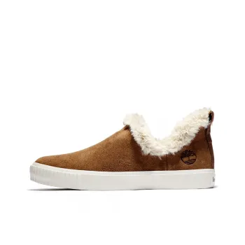 Timberland Skyla Bay Skateboard Shoes Women's Low Top Brown Yellow