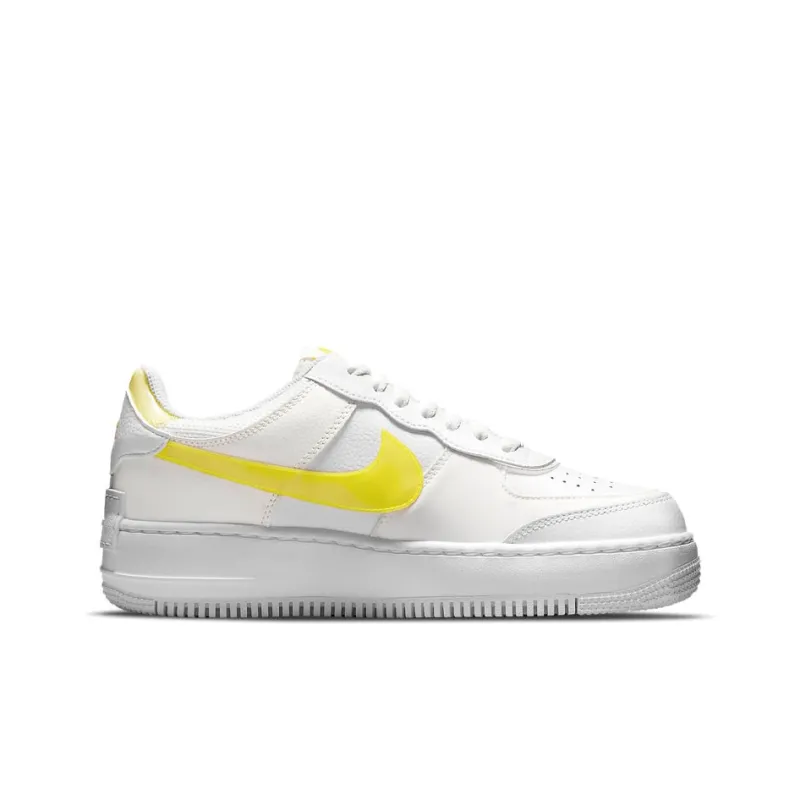 Nike Air Force 1 Low Shadow White Citron Women's-1