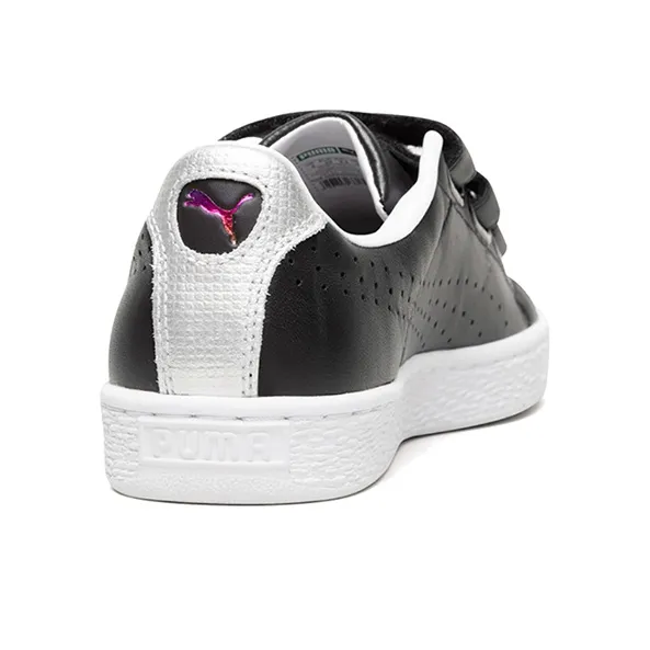 PUMA Basket Strap Explosive 'Black White' Women's-6