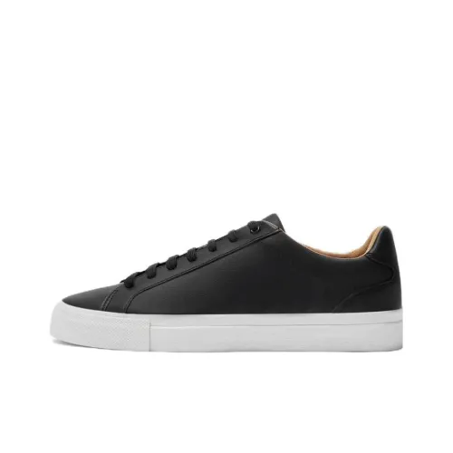 ZARA Skateboard Shoes Men Low-Top Black