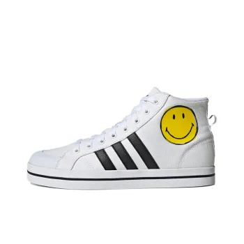 Adidas Neo Bravada Mid Smiley Face White/Yellow/Black