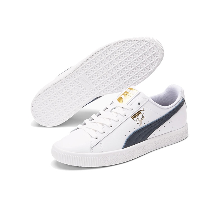 Puma clyde white navy on sale