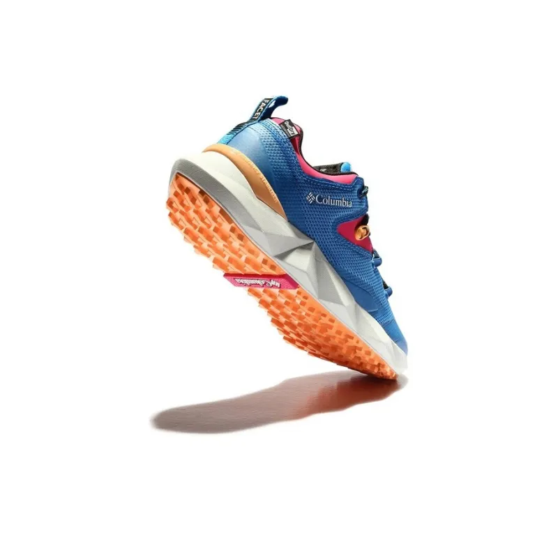 Columbia Abrasion Resistant Coverage Low Top Outdoor Shoes Women's Blue-2