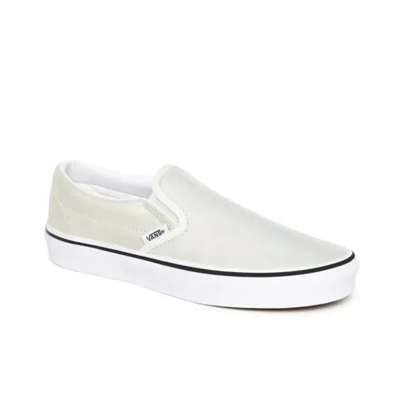 Vans Prism Suede Classic Slip On White/Sliver Silver-2