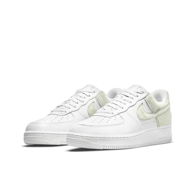 Nike Air Force 1 Low White Pony Hair Heel-2