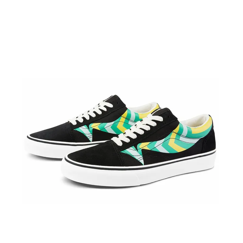 Vans Old Skool Black/Multi Color-1