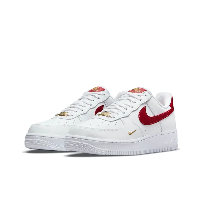 Nike Air Force 1 Low Essential Gym Red Mini Swoosh Women's-2
