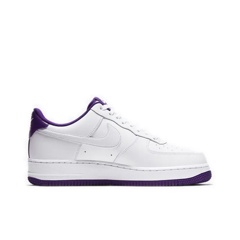 Nike Air Force 1 Low '07 White Voltage Purple Men's-1