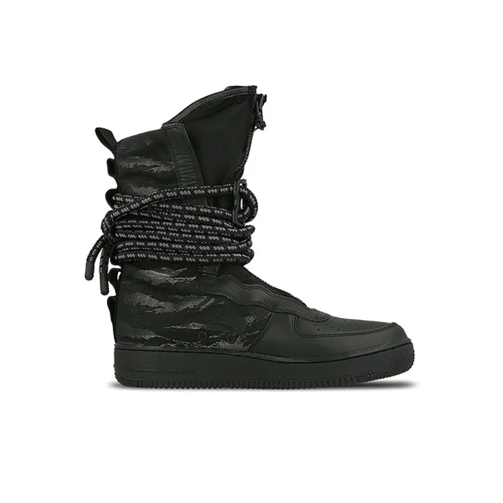 Nike Sf Air Force 1 High Black Dark Grey-1