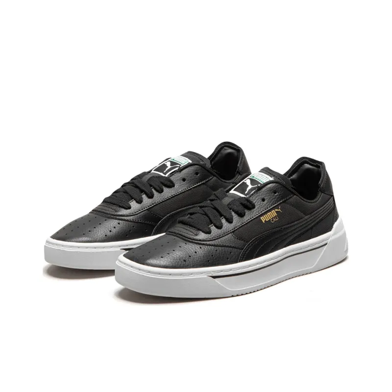 PUMA Cali Black Green-1