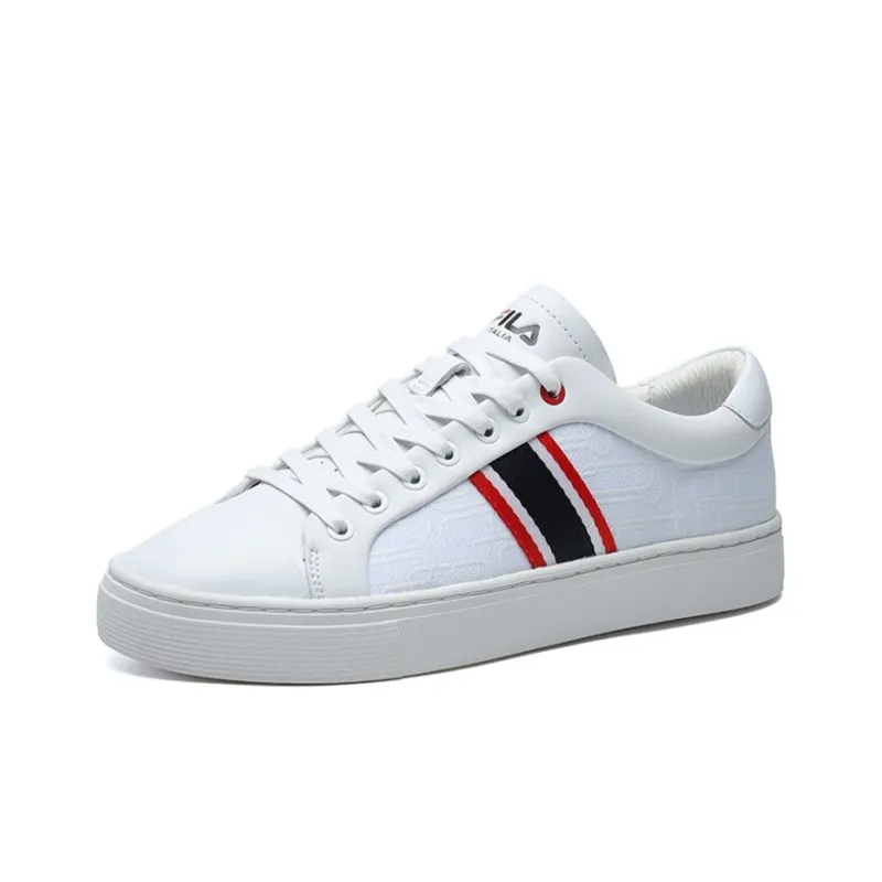 FILA 1911 Stripe Low Top Shoes For FILA White Women's-1