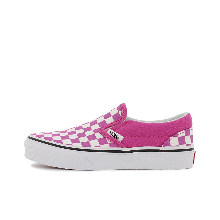 rose checkerboard vans