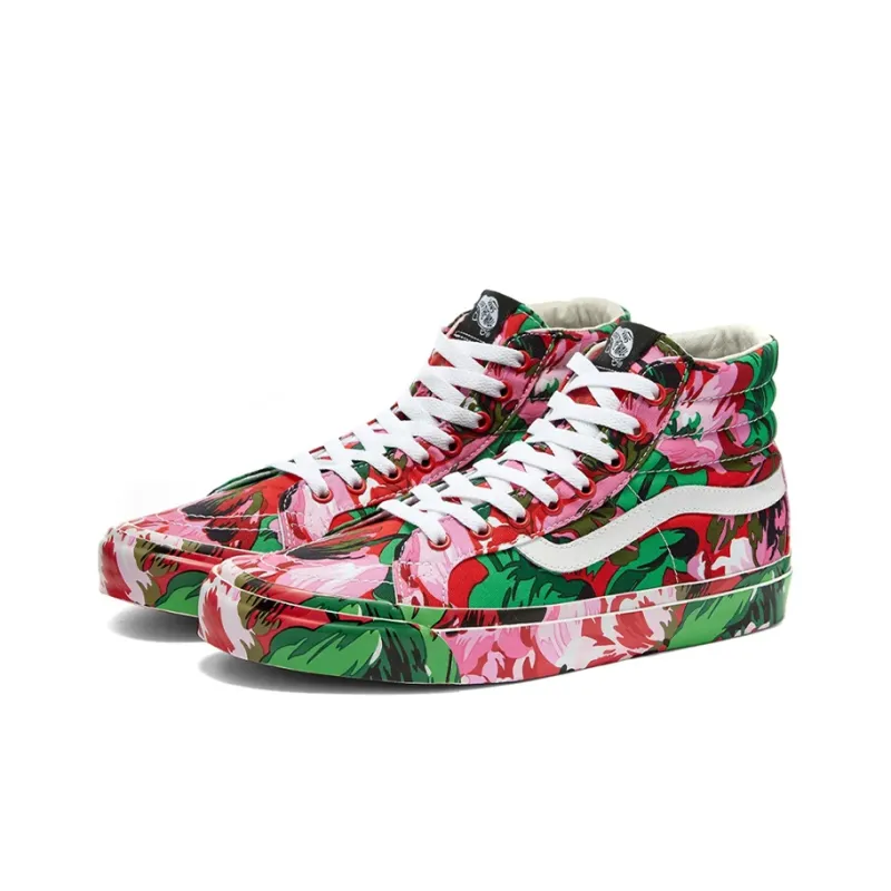 Vans Sk8 Hi Kenzo Floral Red-1