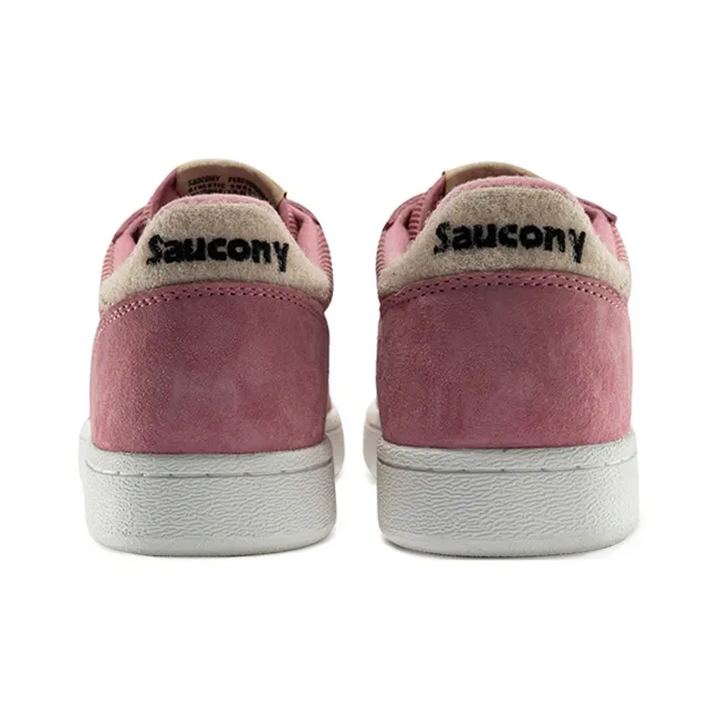 Saucony Skateboard Shoes Women's Low Top Pink/White-3