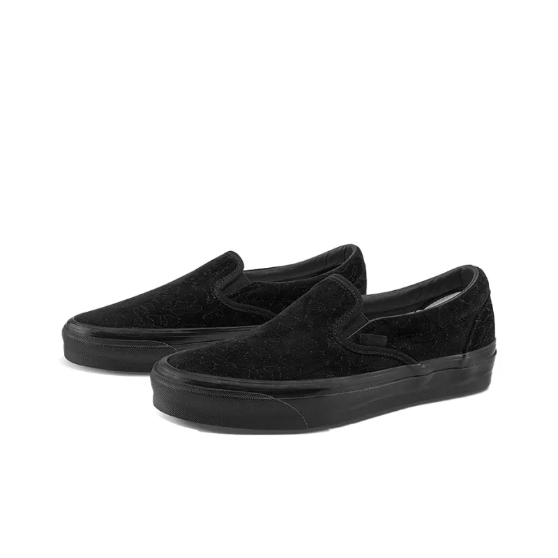 Vans Og Classic Slip On Lx 'Velvet Emboidery Leopard Black'-2