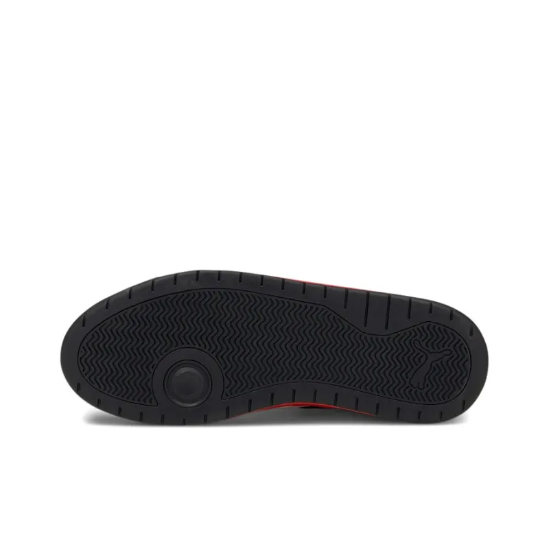 PUMA Backcourt Skateboard Shoes Men Mid Top Red-4