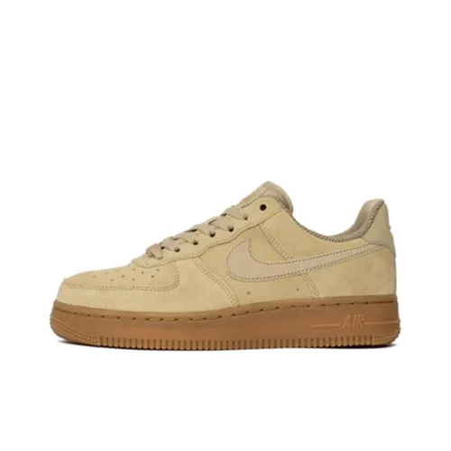 Nike Air Force 1 Skateboard Shoes Women's Low-Top Light Brown