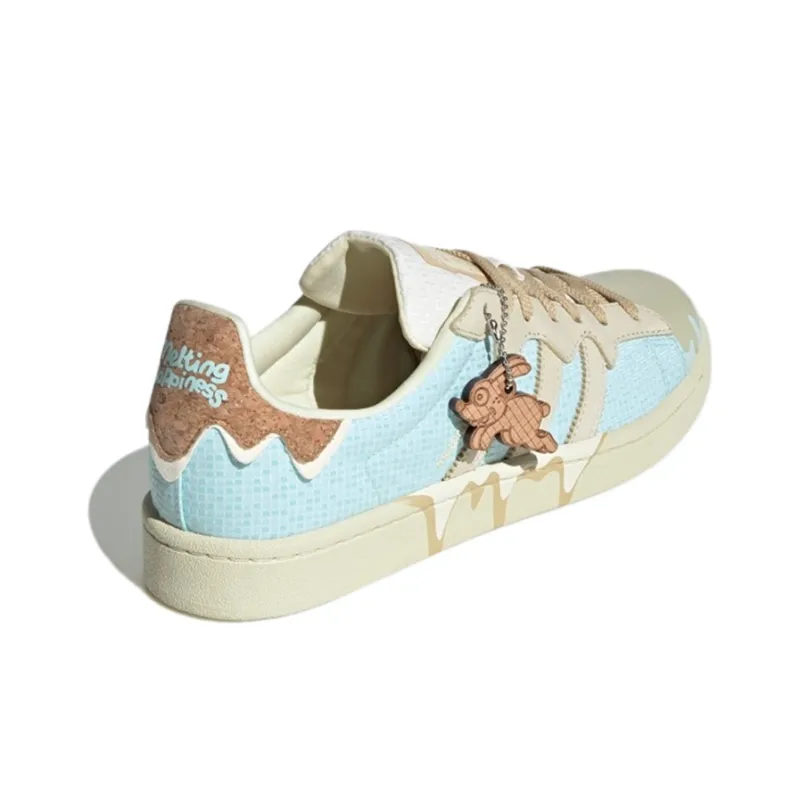 Adidas Originals Campus Melting Sadness 'Blue Cream Brown'-4