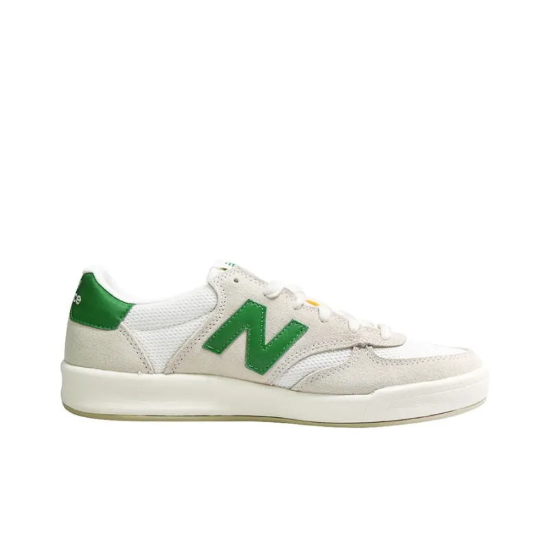 New Balance 300 Series Retro Low Tops Casual Skateboarding Shoes Unisex White Green-1