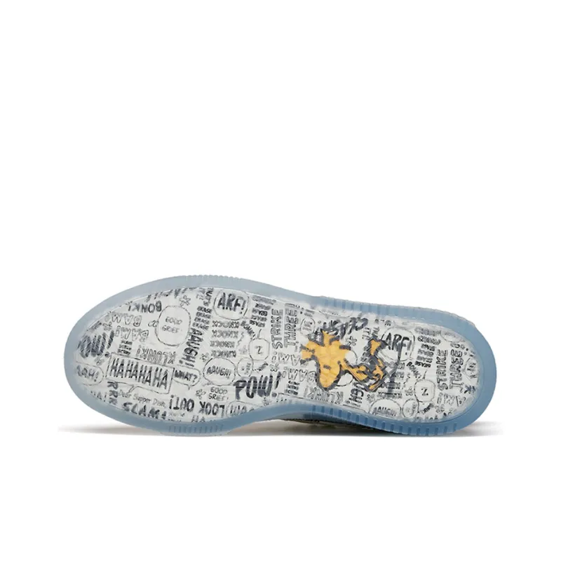 ANTA X Snoopy Skateboarding Shoes 'White Black Blue'-4