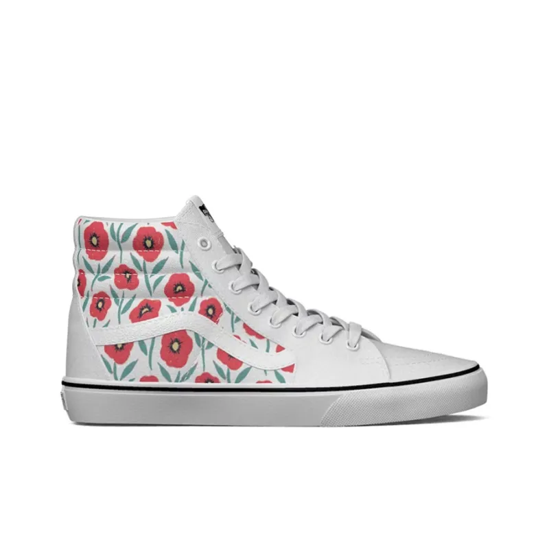 Vans Flowers Sk8 hi Sneakers Multicolor White-1