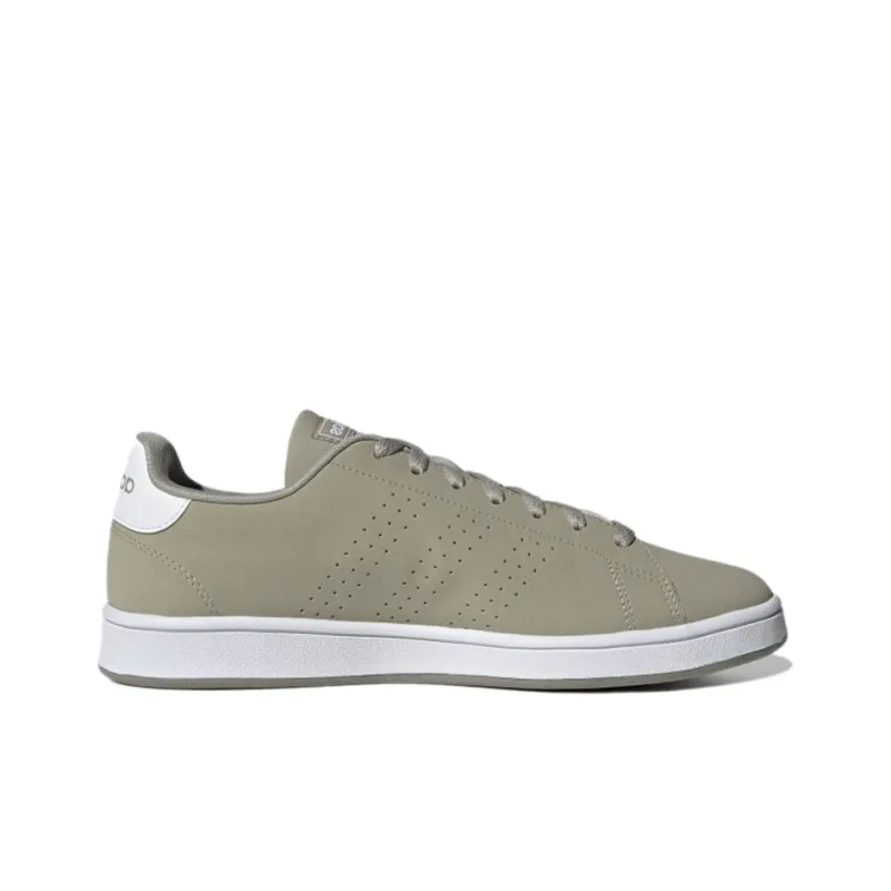 Adidas Neo Advantage Skateboard Shoes Men Low Top Gray Green-1