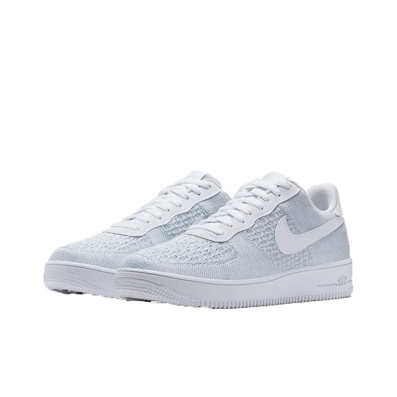 Nike Air Force 1 Flyknit 2 White Pure Platinum-2