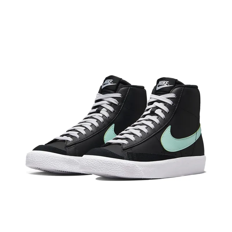 Nike Blazer Mid 77 Black White Mint Foam GS-2
