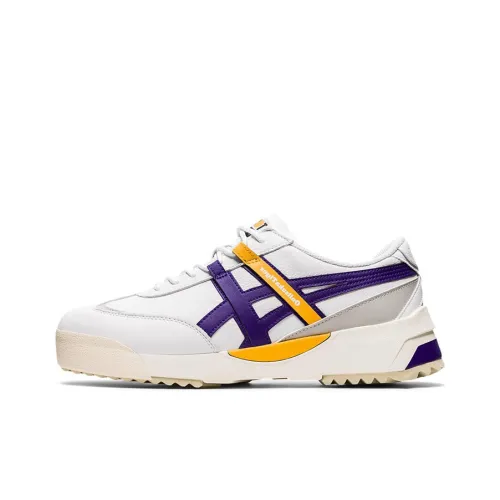 Onitsuka Tiger Delegation EX Skateboard Shoes Unisex Low-Top White/Purple