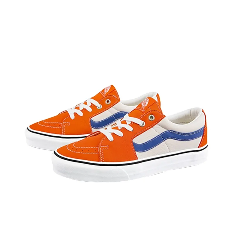 Vans SK8 Low Shoes Orange/White-1