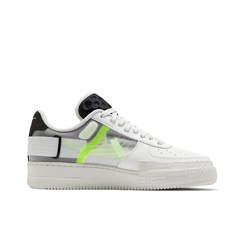 Nike Air Force 1 Low Type White Barely Volt-1