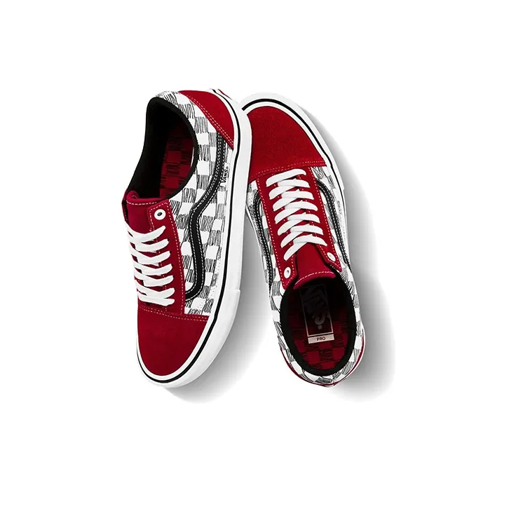 Vans Old Skool Red/Black/White-2