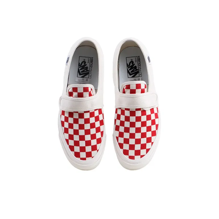 Vans Slip On 47 V Dx 'Anaheim Factory Red Checkerboard'-2