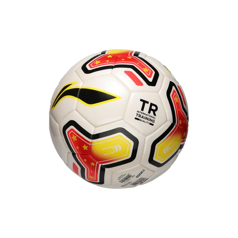 LiNing Size 4 Ball Soccer PU Seamless Thermal bonding Unisex White Yellow Red-9