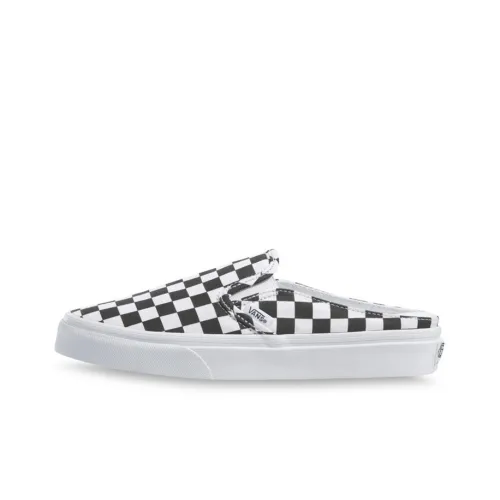 Vans Slip-on Skateboard Shoes Unisex Low-Top White/Black Checkered