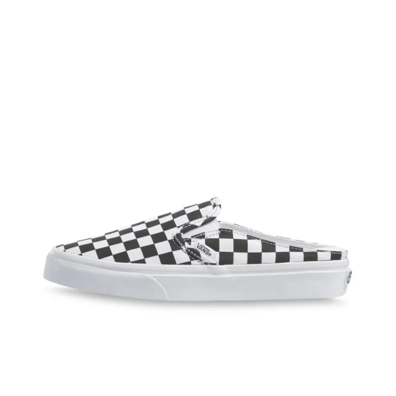 Vans Classic Slip on Plaid Unisex White/Black-0