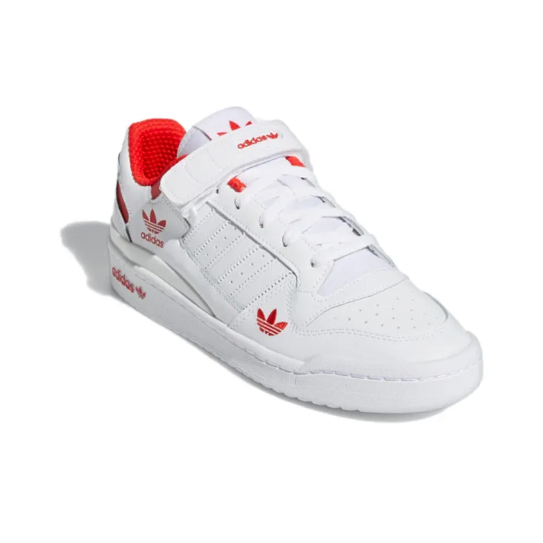 Adidas Forum Low Cloud White Red-2