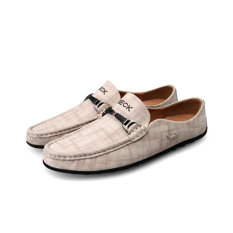 BECK Men's Casual Shoes Men Low Top Sand/Gray-4