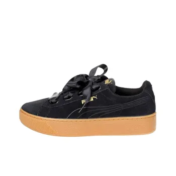 PUMA Vikky Platform Ribbon Black/Gum Women's