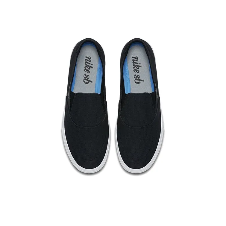 Nike Sb Portmore Ii Solarsoft Slip Black Light Bone-3