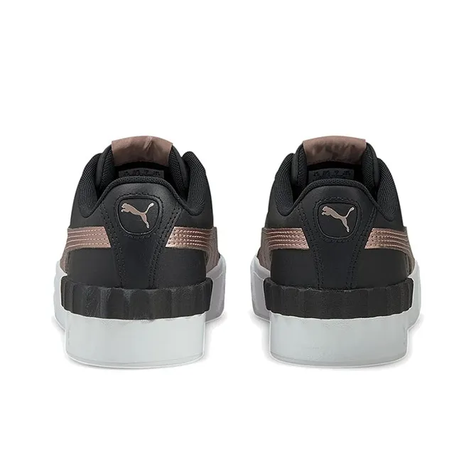 PUMA Carina Lift Metallic Black/Gold Casual Low Board Shoes Women's-4