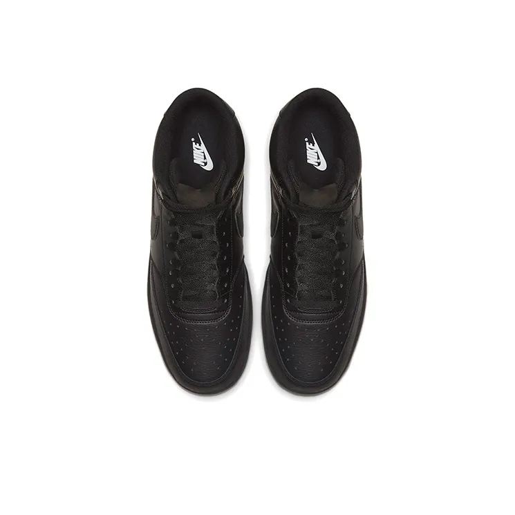 Nike Court Vision Mid Triple Black-3