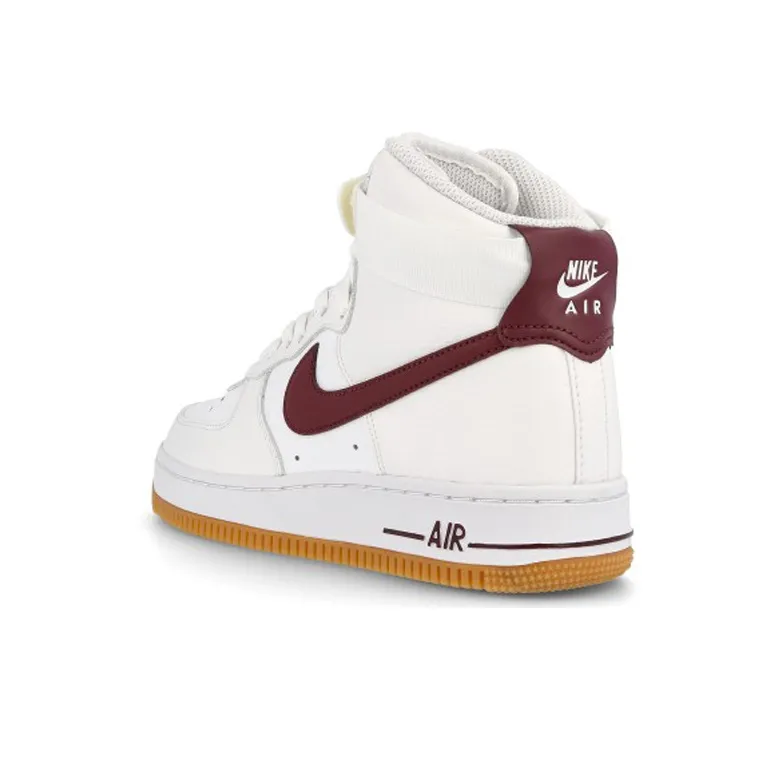 Nike Air Force 1 High 'White Night Maroon' Women's-3