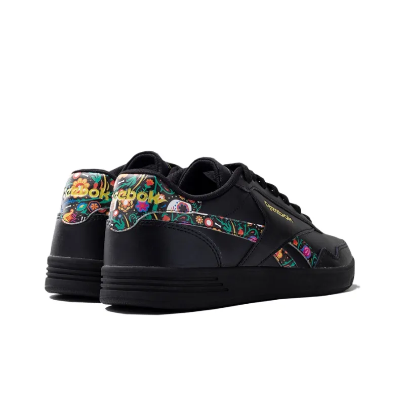Reebok Royal Techque T Flowers Stylish Low Top Casual Skate Shoes Unisex Black-3