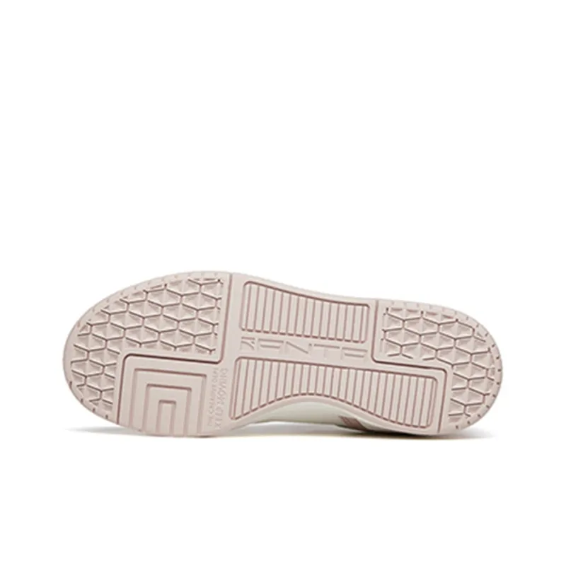 Anta Life Collection Low-Top Skateboard Shoes Women's White Gray-5