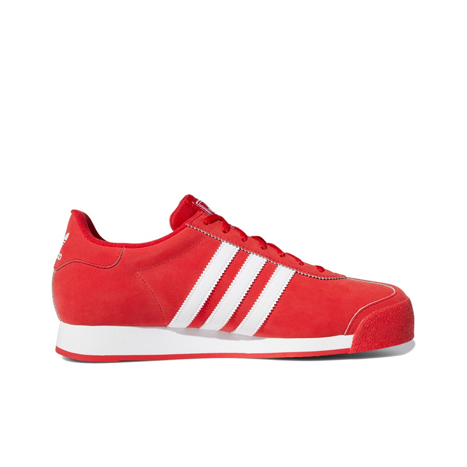 Adidas samoa white and red online