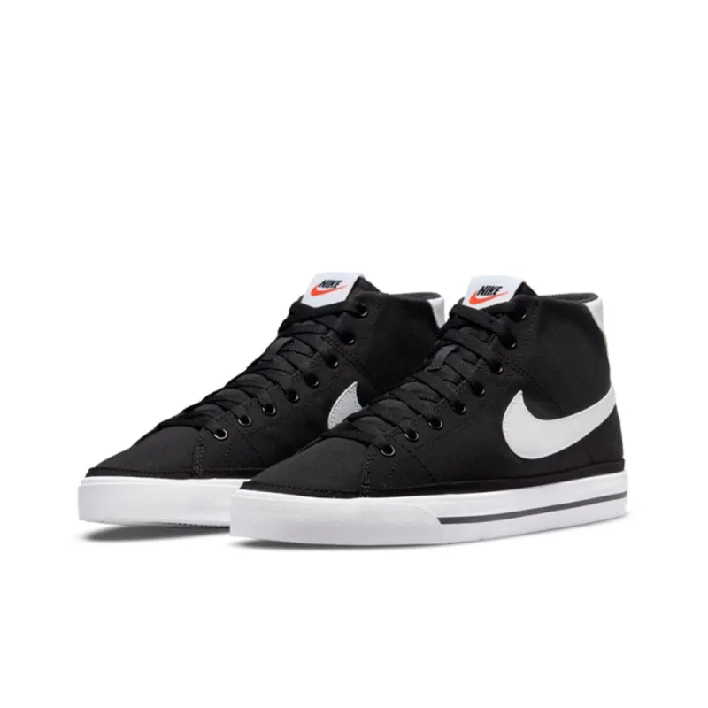 Nike Court Legacy Canvas Mid 'Black White'-2